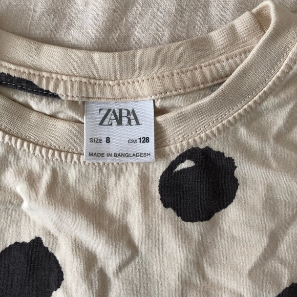 Zara l/s polka dot ⚫️ shirt - Picture 3 of 3